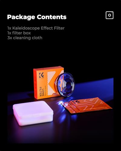 K&F CONCEPT 77mm Kaleidoscope Effects Filter Prism - size: 77mm