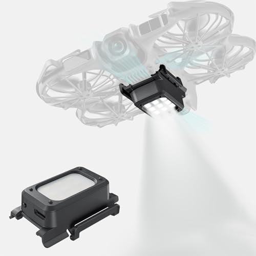 Neo2 Night Light Landing Gear for DJI Neo 2 Drone Accessories, Foldable Landing Gear Protector Kit with LED Lights Flight
