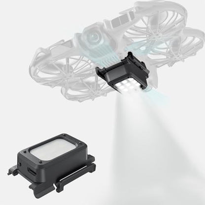 Neo2 Night Light Landing Gear for DJI Neo 2 Drone Accessories, Foldable Landing Gear Protector Kit with LED Lights Flight