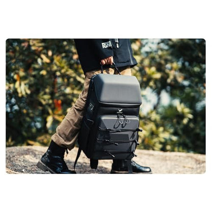 HGLRC B2 FPV Drone Backpack Case Shoulder Bag for FPV Racing Quadcopter Drone and Parts (Black-grey)