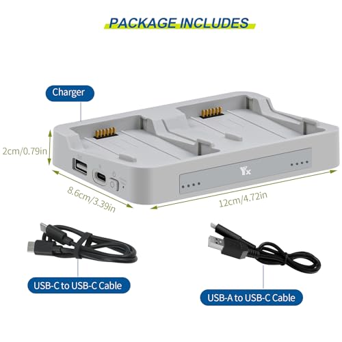 65W Two-Way Battery Charger with Storage Charge for DJI Flip