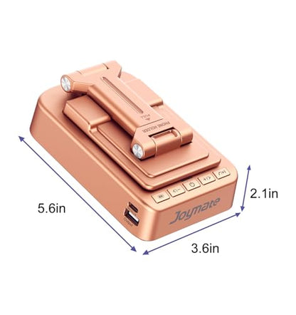 Gifts for Women Girls, Bluetooth Speaker Phone Stand with Charging Function - color: Rose Gold
