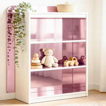 WESTICK Rose Gold Metallic Mirror Paper Self Adhesive Pink Permanent Vinyl - color: 4.Pink