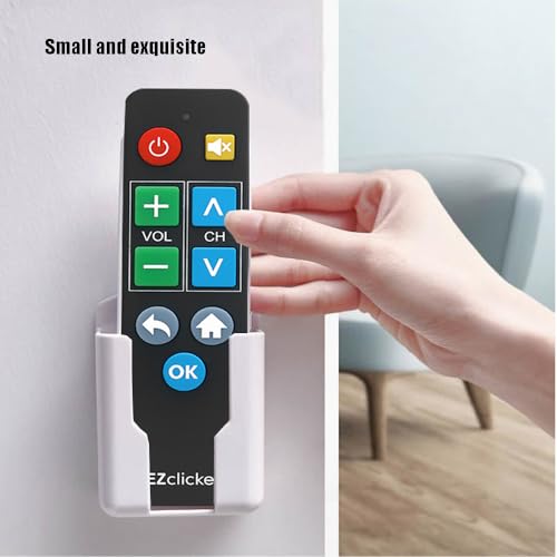 2pack Remote Control Holder,Self-Adhesive Wall Mount Phone Holder,Air Conditioner TV Remote Control Bracket,Wall-Mounted Mini Storage Box (2.67inch) - size: 2.67inch