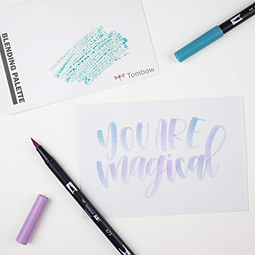 Tombow 56182 Blending Kit. Includes Blending Palette, Colorless Blender, Spray Mister, and Blending Guide, Multicolor, 3 Piece Set