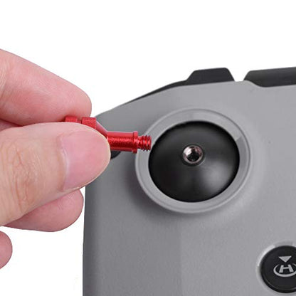 adjustable joystick combo drone remote hand motion controller rocker aluminium alloy replacement accessories (Red) - color: Red