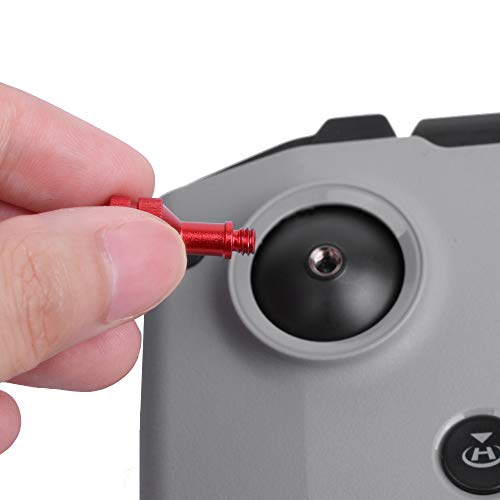 adjustable joystick combo drone remote hand motion controller rocker aluminium alloy replacement accessories (Red) - color: Red