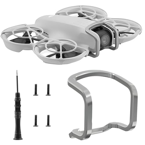 Neo Gimbal Bumper Guard - for DJI Neo Drone Accessories Protect Bar Camera Protector Aluminum Alloy Anti-Collision Lens Safety Bumpers Bar Gray - color: Gray