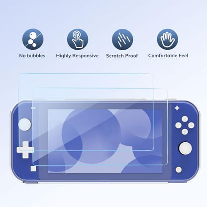 Younik Switch Lite Case, 14 in 1 Accessories Kit for NS Switch Lite (2019) - color: Blue