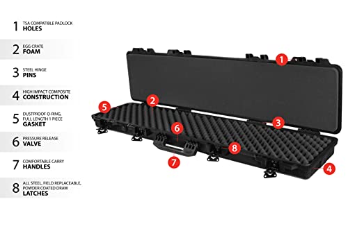 Boyt H-Series Hard-Sided Travel Cases - style: H52sg 52" Single Long Gun Case