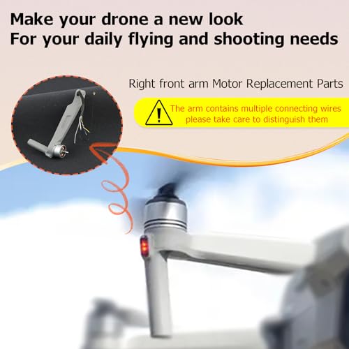 Right Front Motor Arm for DJI Mavic Air 2S Arms Replacement for Mavic Air 2S Arm Drone Accessories Parts with Repair Tools(Right Front)