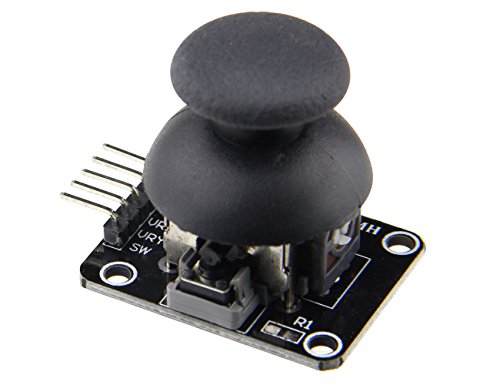 WMYCONGCONG 5 PCS Joystick Breakout Module Game Controller for Arduino PS2 + 120 PCS Multicolored Breadboard Jumper Wires Ribbon Cables Kit
