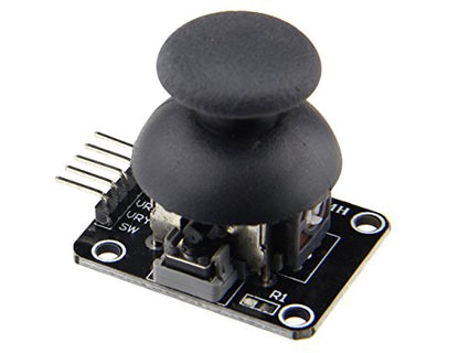 WMYCONGCONG 5 PCS Joystick Breakout Module Game Controller for Arduino PS2 + 120 PCS Multicolored Breadboard Jumper Wires Ribbon Cables Kit