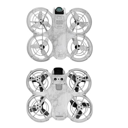 Glossy Glitter Drone Skin Compatible with DJI Neo - Frost Marble - Premium 3M Vinyl Protective Wrap Decal Cover - Easy to Apply | Crafted in The USA by MightySkins - color: Frost Marble, style: Glossy Glitter Finish