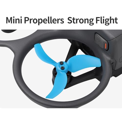 Avata 2 Propellers, 4Pcs Avata 2 Propellers Replacement, Low Noise Replacement Spare Blades Props for DJI Avata 2 Drone Accessories - color: Black
