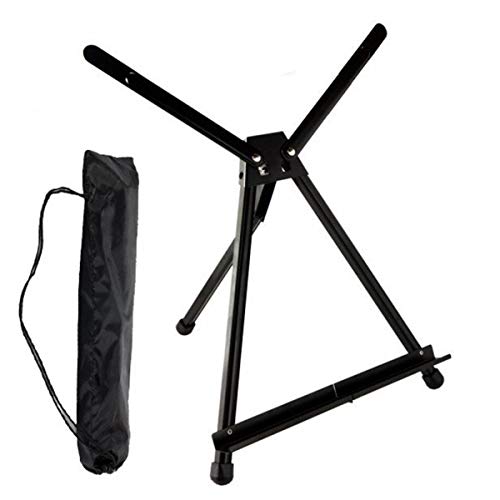 Bob Ross Master Artist Oil Paint Set Bundle with Aluminum Table Easel & 2-Pack 12x16 Stretched Canvas for Painting (3 Items)