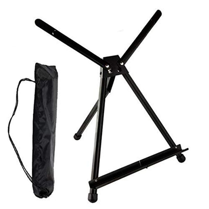Bob Ross Master Artist Oil Paint Set Bundle with Aluminum Table Easel & 2-Pack 12x16 Stretched Canvas for Painting (3 Items)