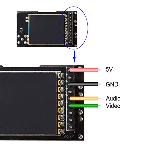 AKK Diversity RX 5.8G 80CH FPV Receiver Module Built-in Low Power Buzzer SMA Female Diversity Receiver with Two RX Modules Compatible with FatShark Goggles