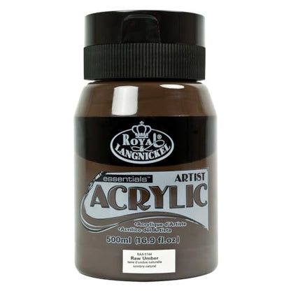 Royal & Langnickel Essentials Acrylic Tube Paint, 120ml, Mars Black - color: Black