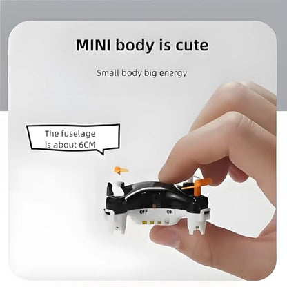 Mini Drone with Easy Stunt Flights & 360° Tricks - Perfect Beginner-Friendly Flyer with Fancy LED Altitude Hold Headless Mode Propeller Protection for Indoor Outdoor Mini Quadcopter (Black) - color: Black