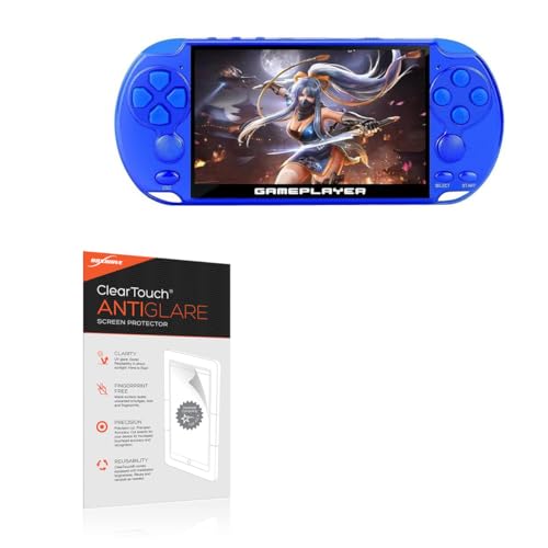 BoxWave Screen Protector Compatible with JXD Retro Handheld Video Game Console (5.1") - ClearTouch Anti-Glare (2-Pack), Anti-Fingerprint Matte Film Skin