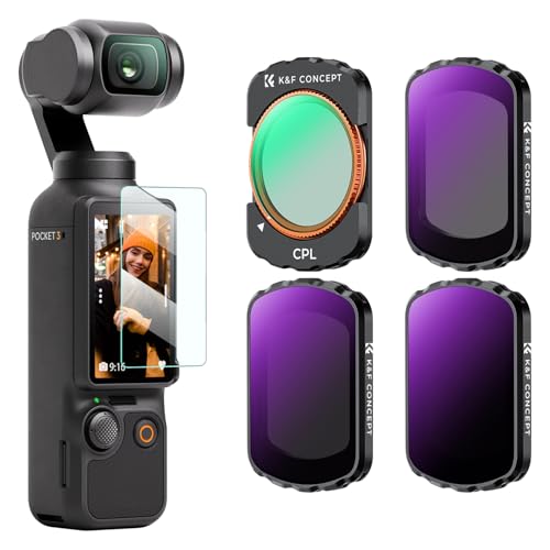 K&F CONCEPT Magnetic 4 Pack CPL ND16 ND64 ND256 Filter Kit - style: CPL+ND16+ND64+ND256