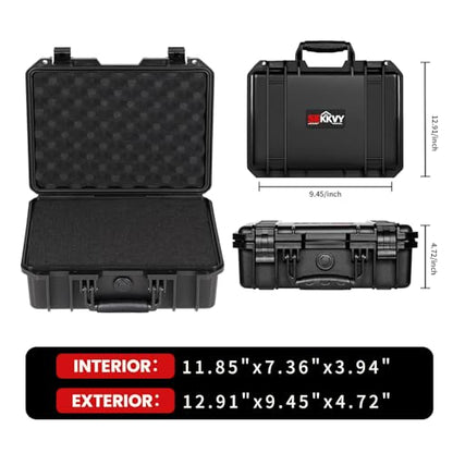 SEKKVY Gun Case for Handguns, Pistol Case Hard Shell - color: 1-Pistol Case,Black