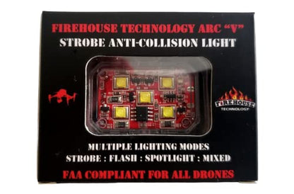 Firehouse Technology Drone Strobe 4 Light Navigation Kit - 2- White,1- Red, 1-Green FAA Compliant and tested 3.5 SM