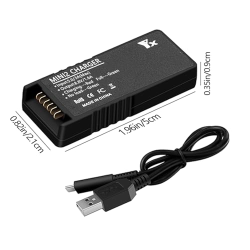 Quick Charger with QC3.0 Fast Charge Drone Accessories USB Charger with Type-C Cable for DJI Mavic Mini 2 Drone