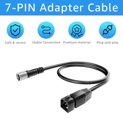 Sigely 1852068 MKR-US2-8 7-Pin Transducer Adapter Cable MKR-US2-8 Adapter ﻿