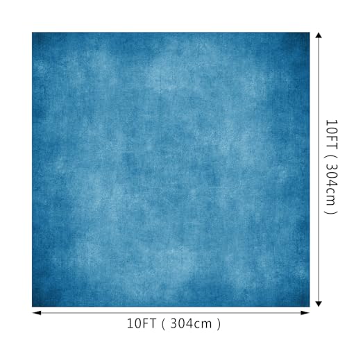 Blue Photo Backdrop Studio Abstract Texture Photography Background 10x10ft - color: Blue, size: 10x10ft