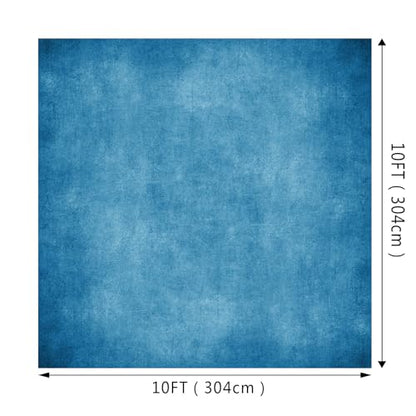 Blue Photo Backdrop Studio Abstract Texture Photography Background 10x10ft - color: Blue, size: 10x10ft