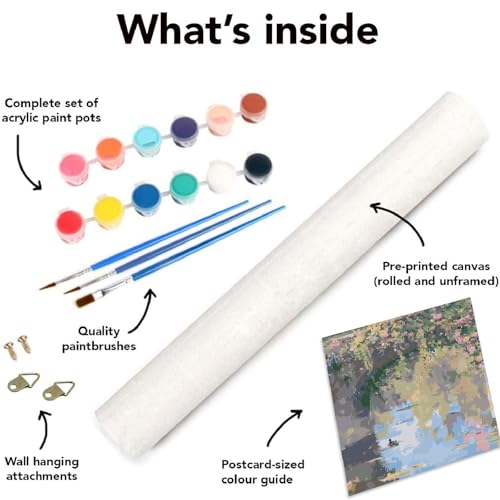 VIGEGU Pond Paint by Numbers Kit for Adults Beginner16x20 Inch - color: MT6145