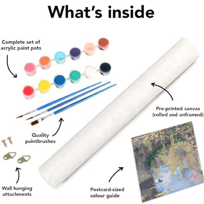 VIGEGU Pond Paint by Numbers Kit for Adults Beginner16x20 Inch - color: MT6145