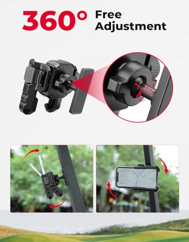 KEMIMOTO Magnetic Golf Cart Phone Holder, Tractor Phone Mount