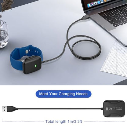 USB Charger for Whoop 5.0/MG, One, Peak, Life-3.3 Ft/1m（Not Compatible with Whoop 4.0）