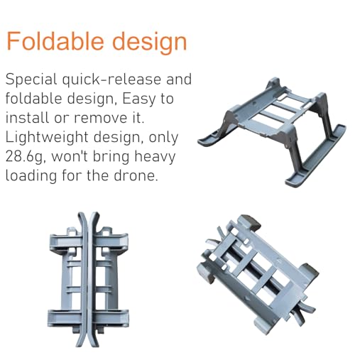 Quick-release Foldable Landing Gear Hightened Landing Leg Support for DJI Mavic Air 2 Mavic Air 2S