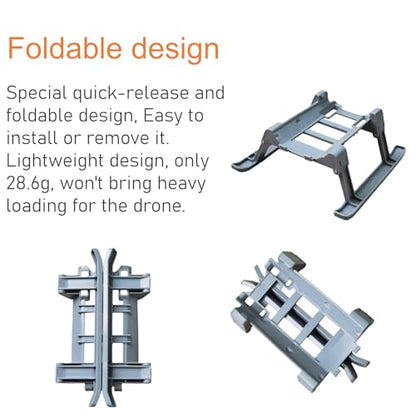 Quick-release Foldable Landing Gear Hightened Landing Leg Support for DJI Mavic Air 2 Mavic Air 2S
