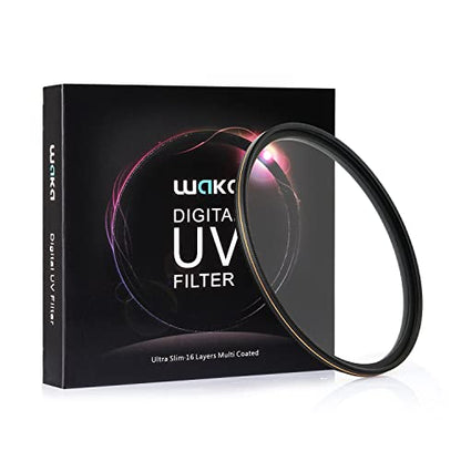 waka 58mm MC UV Filter - Ultra Slim 16 Layers Multi Coated Ultraviolet - size: 58mm