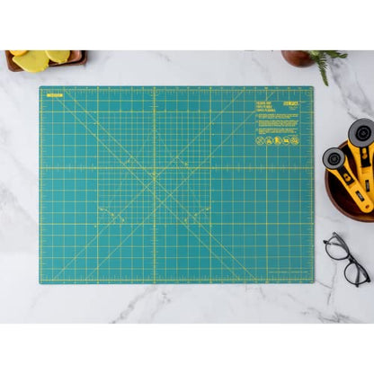 OLFA 17x24" Folding Self-Healing Rotary Mat (FCM-17x24) - Triple-Layer - size: 24"L x 17"W