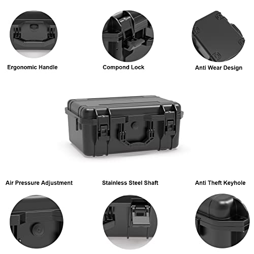 Ant Mag Waterproof Hard Case 16.9x11.4x7.25 - style: 16.9*11.4*5.7in/18liter