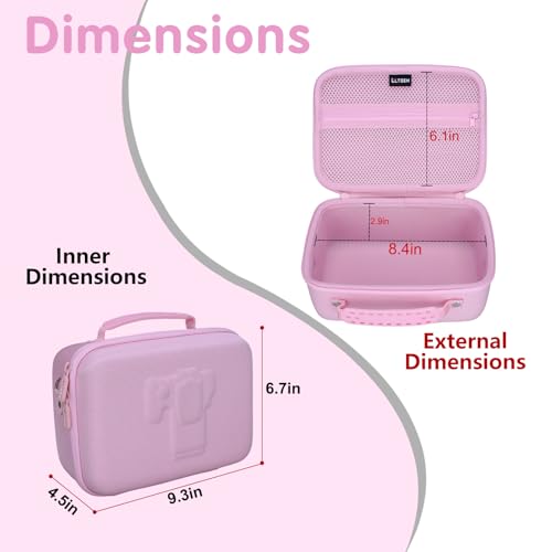 L LTGEM Hard Camera Case Compatible with Canon EOS Rebel T7, R50, R6 Mark II, R100, DSLR SLR Cameras, Lenses, and Tripods, Camera Travel Bag, Featuring 4 Dividers and a Shoulder Strap, Blue - color: Blue