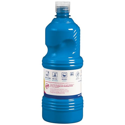 Prang Washable Tempera Paint, Turquoise, 32 Oz., 1 Count - color: Turquoise