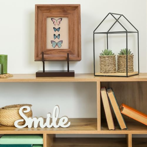 Shimeyao Metal Display Easel Stand Tabletop Easel, Brown, 8 x 5 x 3 Inch - color: Brown, size: 8 x 5 x 3 Inch, style: Metal