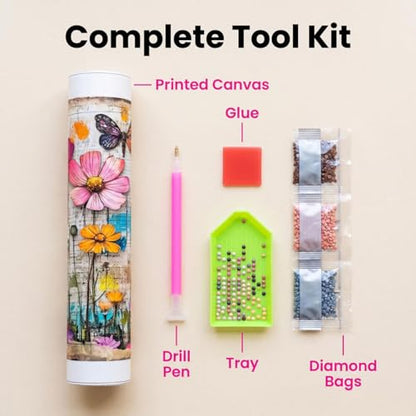WUSARPLY Flowers Diamond Painting Kits for Beginner Adults - color: YH027