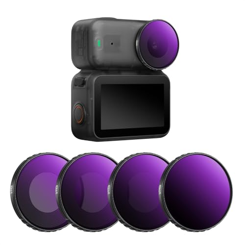 K&F CONCEPT ND/PL Filter Set Compatible with DJI Osmo Nano - style: ND8&PL+ND16&PL+ND32&PL+ND64&PL