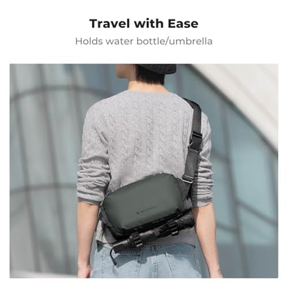K&F CONCEPT Small Camera Sling Bag Everyday Shoulder Bag - color: 15 Deep Green Small