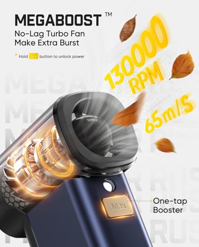 Fanttik B10 Pro Max Electric Air Duster with Powerbank Function (Navy Blue) - color: Navy Blue