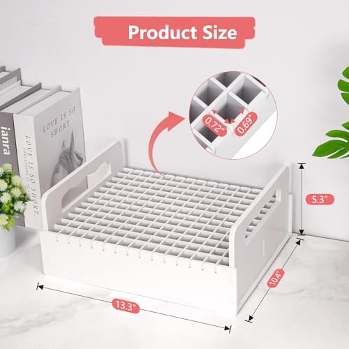 SANFURNEY Marker Pen Organizer Holder for Carts, 180 Slots - size: 180-slot