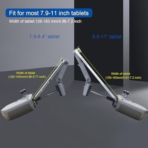 7.9-11" RC-N3,N2,N1,N1C Tablet Holder Mount with RC Cable,Lanyard - color: Grey